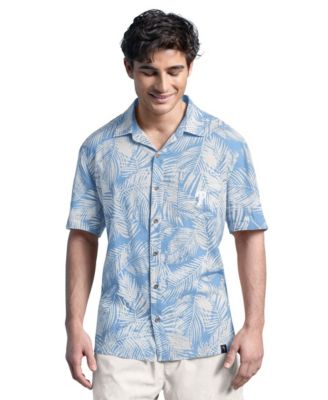 Men's Blue Philadelphia Phillies Linen Party Button-Up Shirt