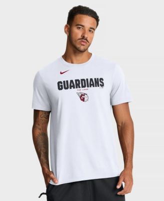 Men's White Cleveland Guardians Bold Team Name T-Shirt