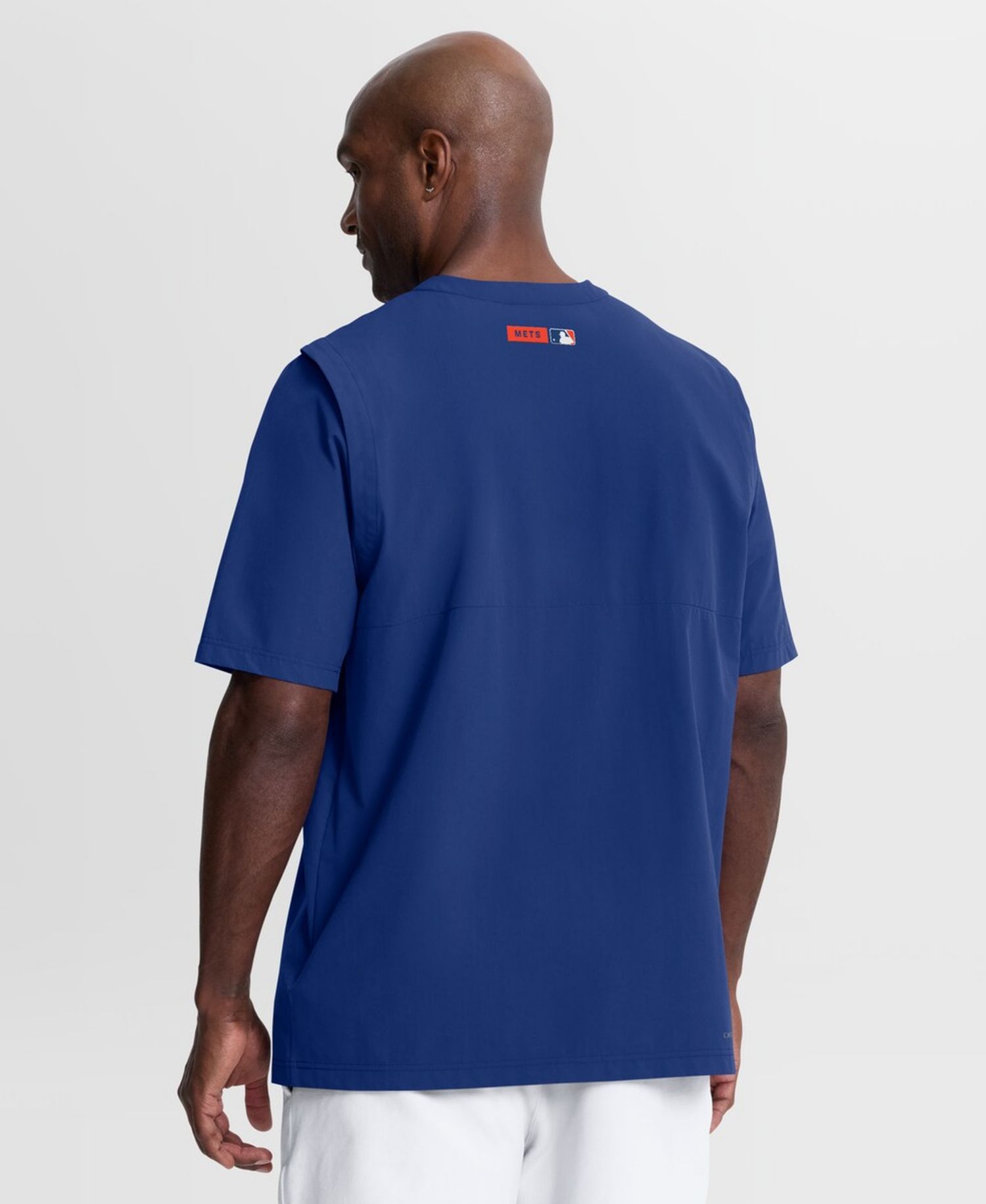 Men's Royal New York Mets Authentic Collection Dri-FIT Quarter-Zip Windshirt