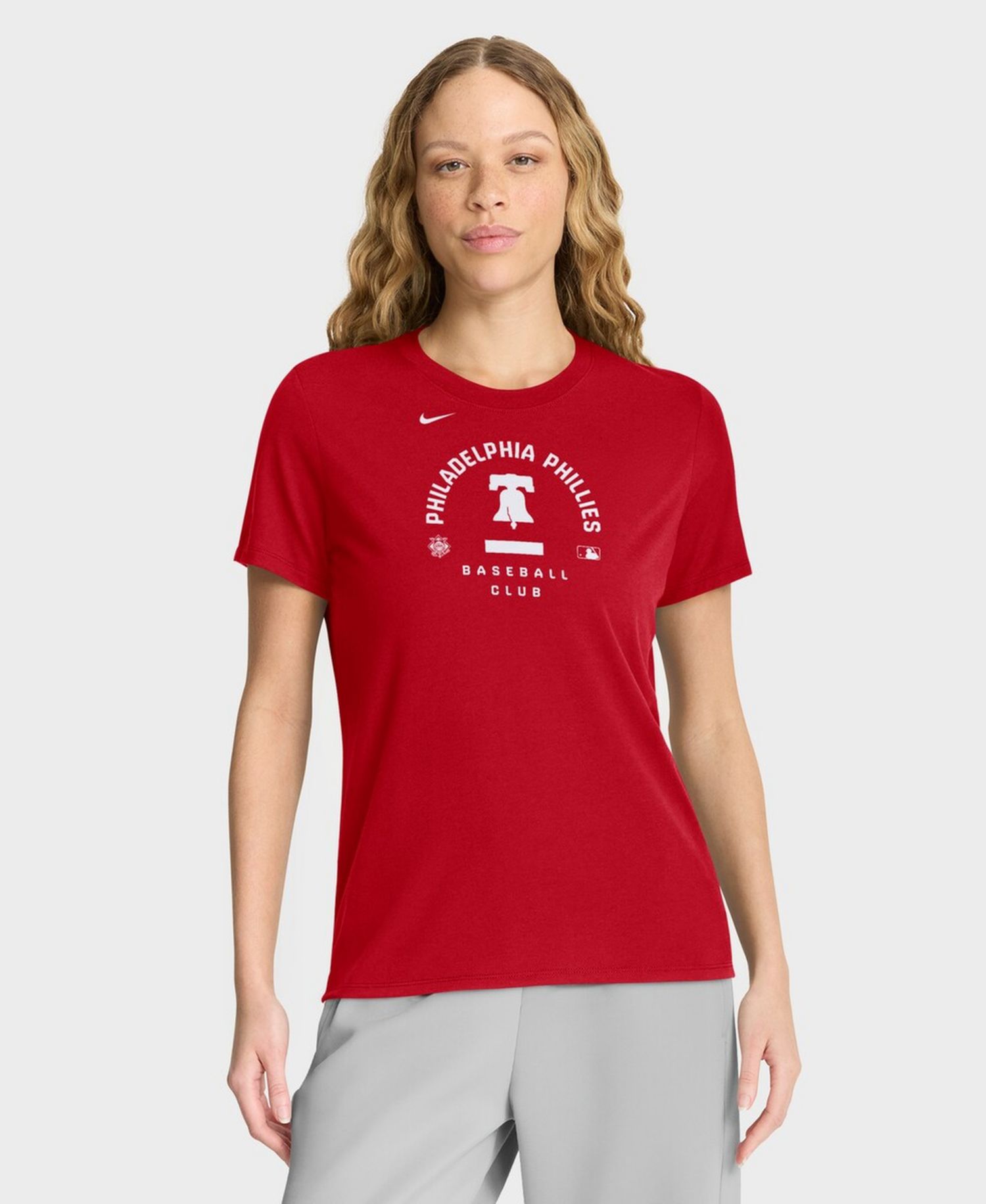 Women's Red Philadelphia Phillies Authentic Collection Early Work Tri-Blend Dri-FIT T-Shirt