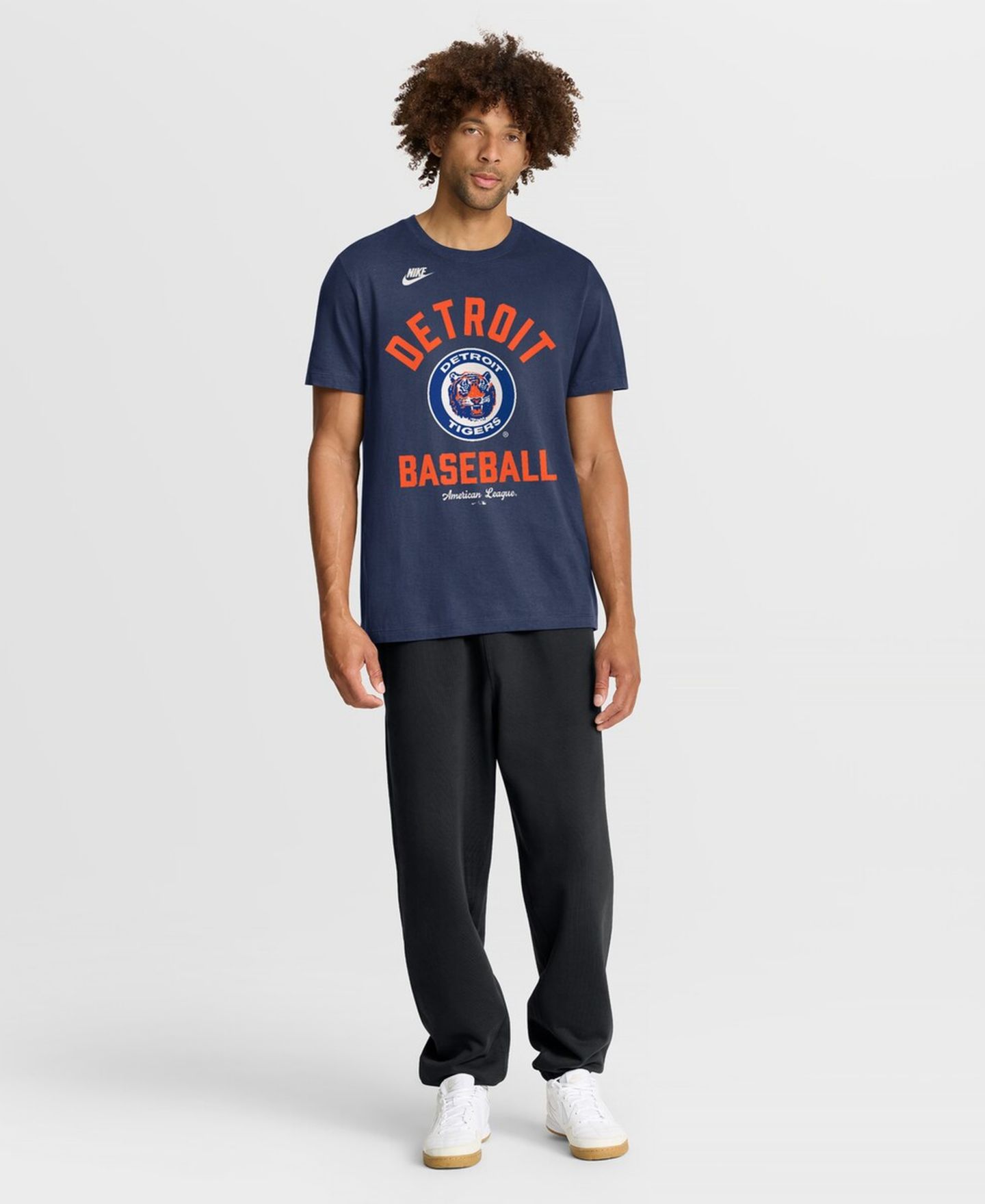 Мужская футболка Nike Navy Detroit Tigers Cooperstown Collection — фото 4
