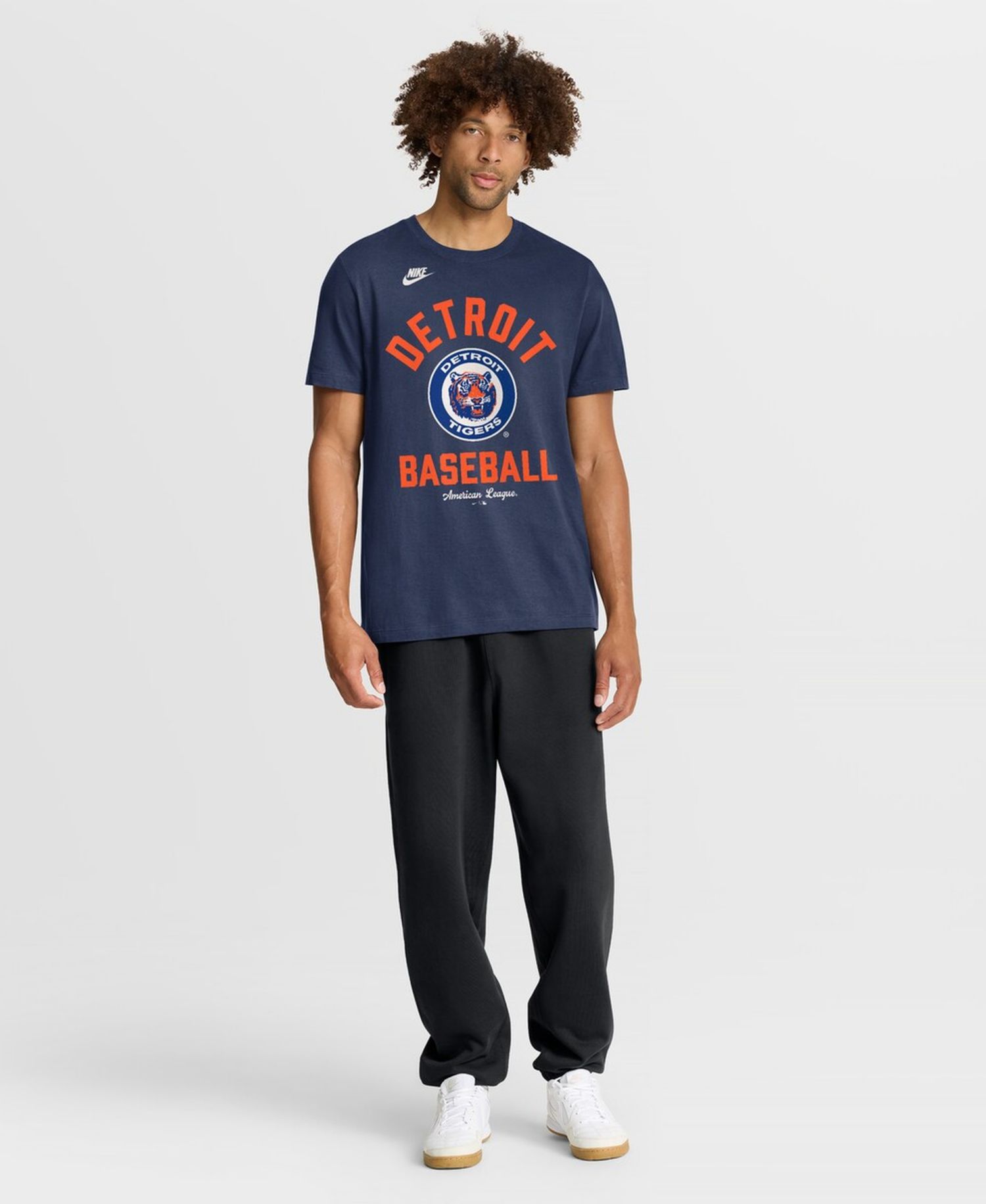 Men's Navy Detroit Tigers Cooperstown Collection T-Shirt