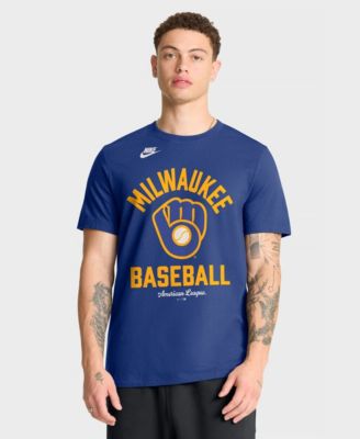 Men's Royal Milwaukee Brewers Cooperstown Collection T-Shirt