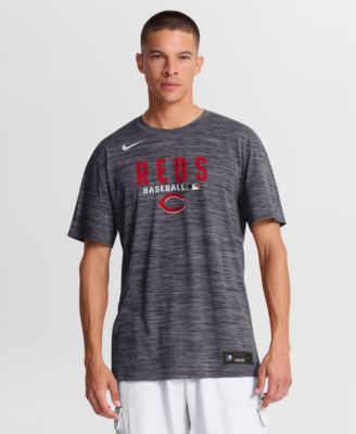 Men's Black Cincinnati Reds Authentic Collection Velocity Dri-FIT T-Shirt