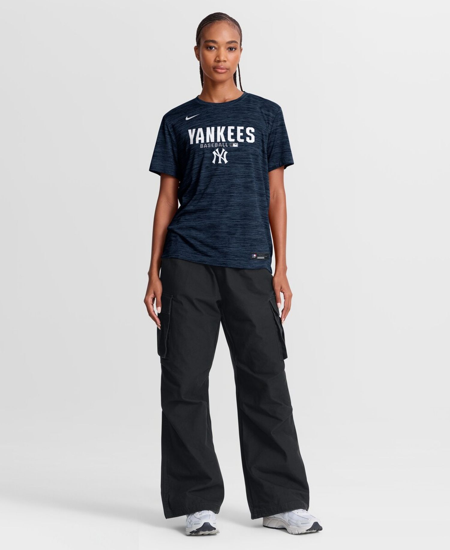 Women's Navy New York Yankees Authentic Collection Velocity Dri-FIT T-Shirt