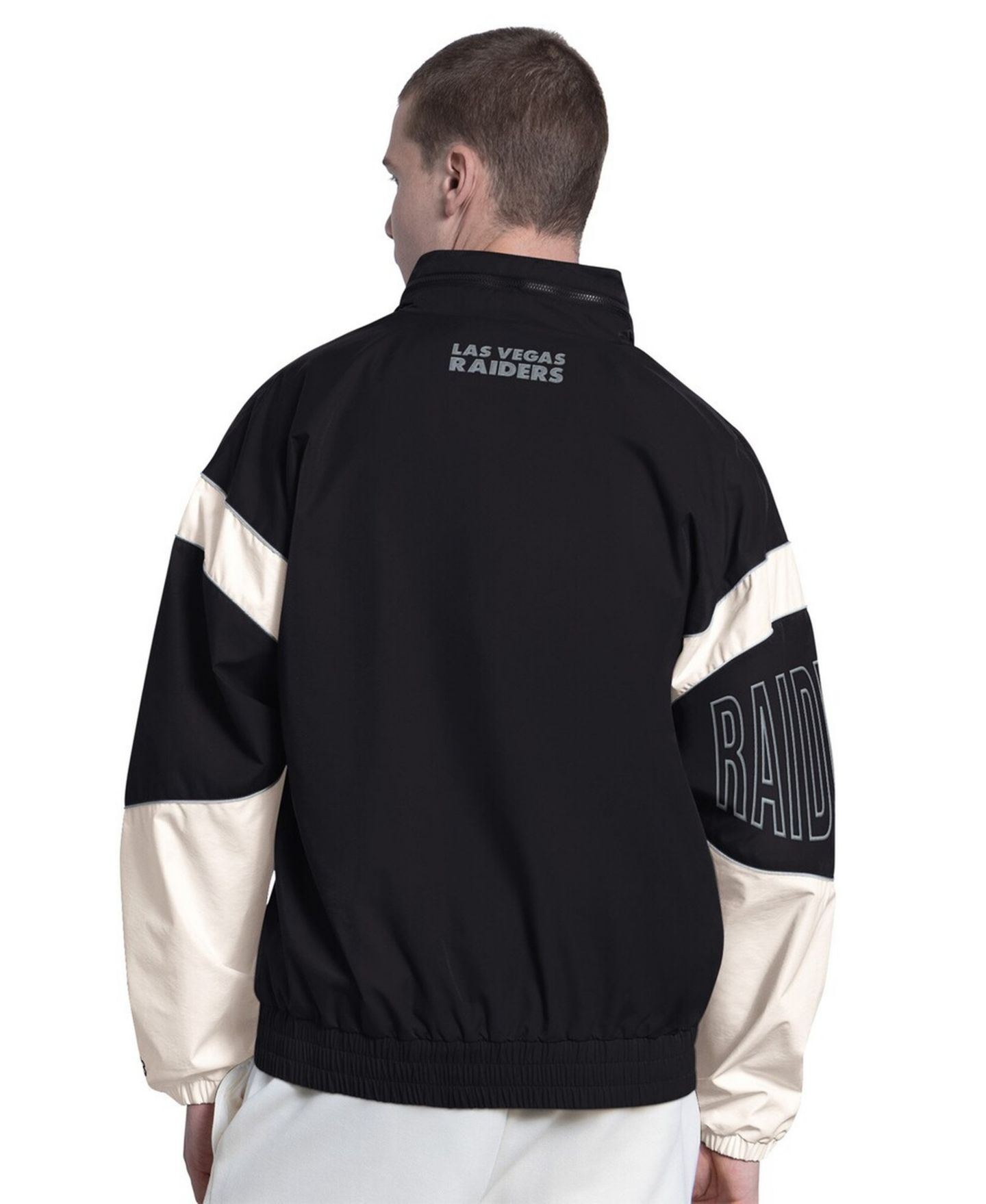 Мужское худи Starter Black Las Vegas Raiders The Gust Full-Zip — фото 2