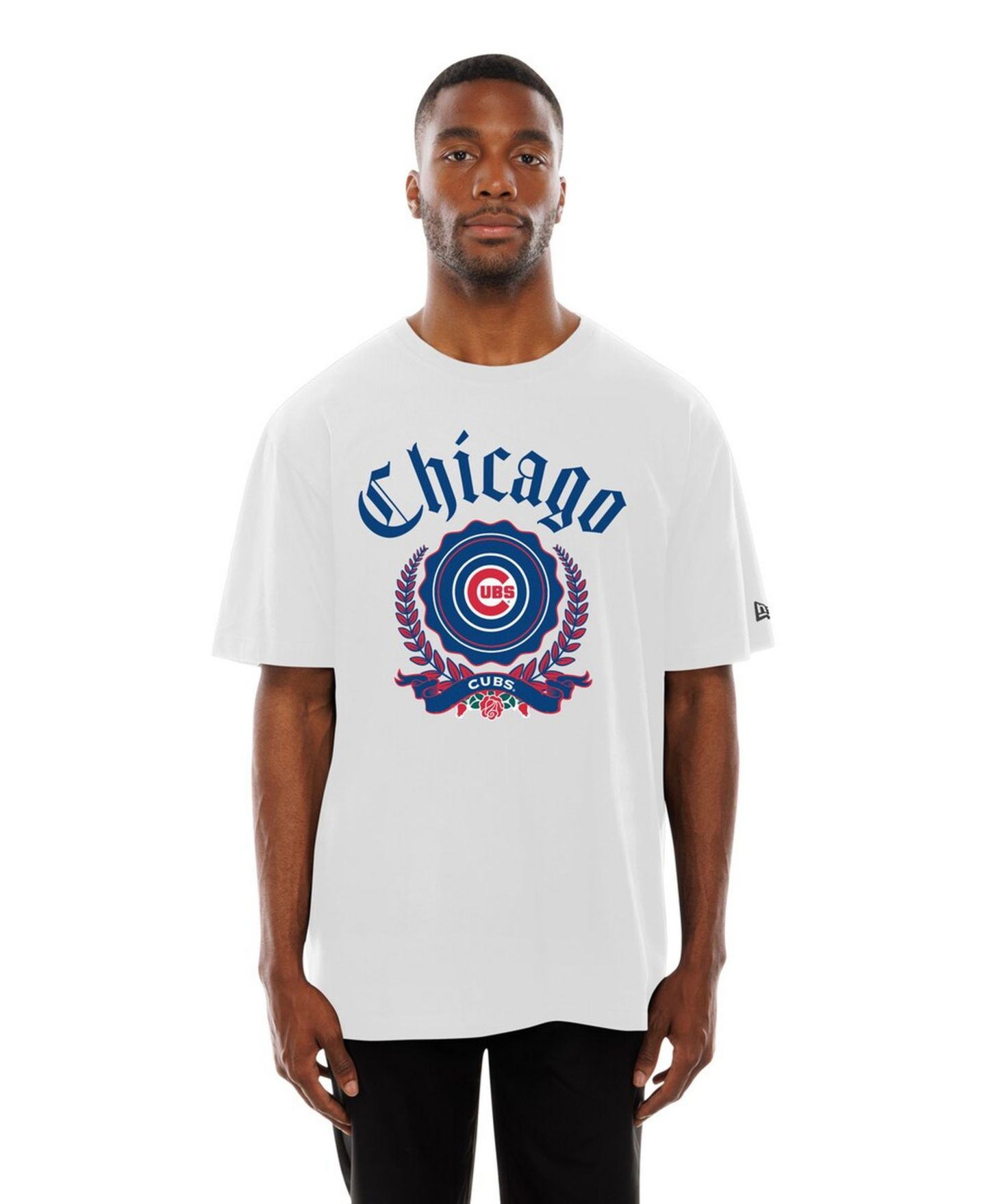 Мужская футболка New Era White Chicago Cubs Fleur Domestic — фото 4