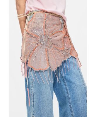 Women's Short Floral Pareo