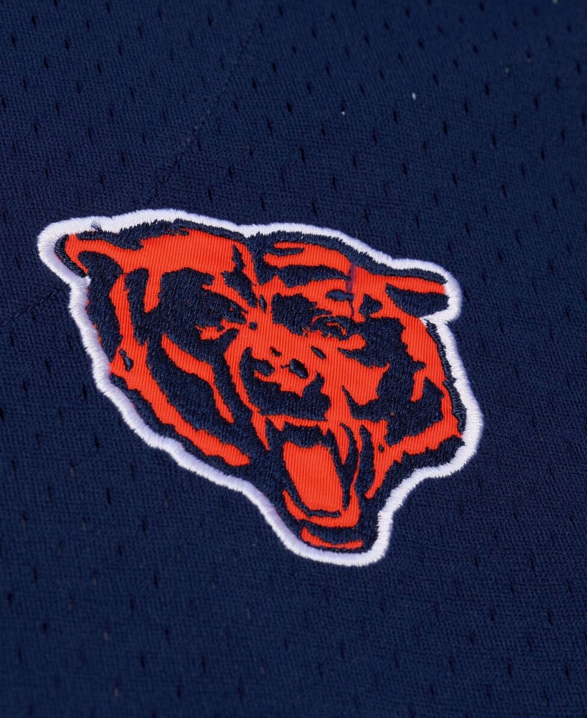 Mitchell & Ness Men's Navy Chicago Bears Head Coach Mesh Full-Button Fashion Jersey