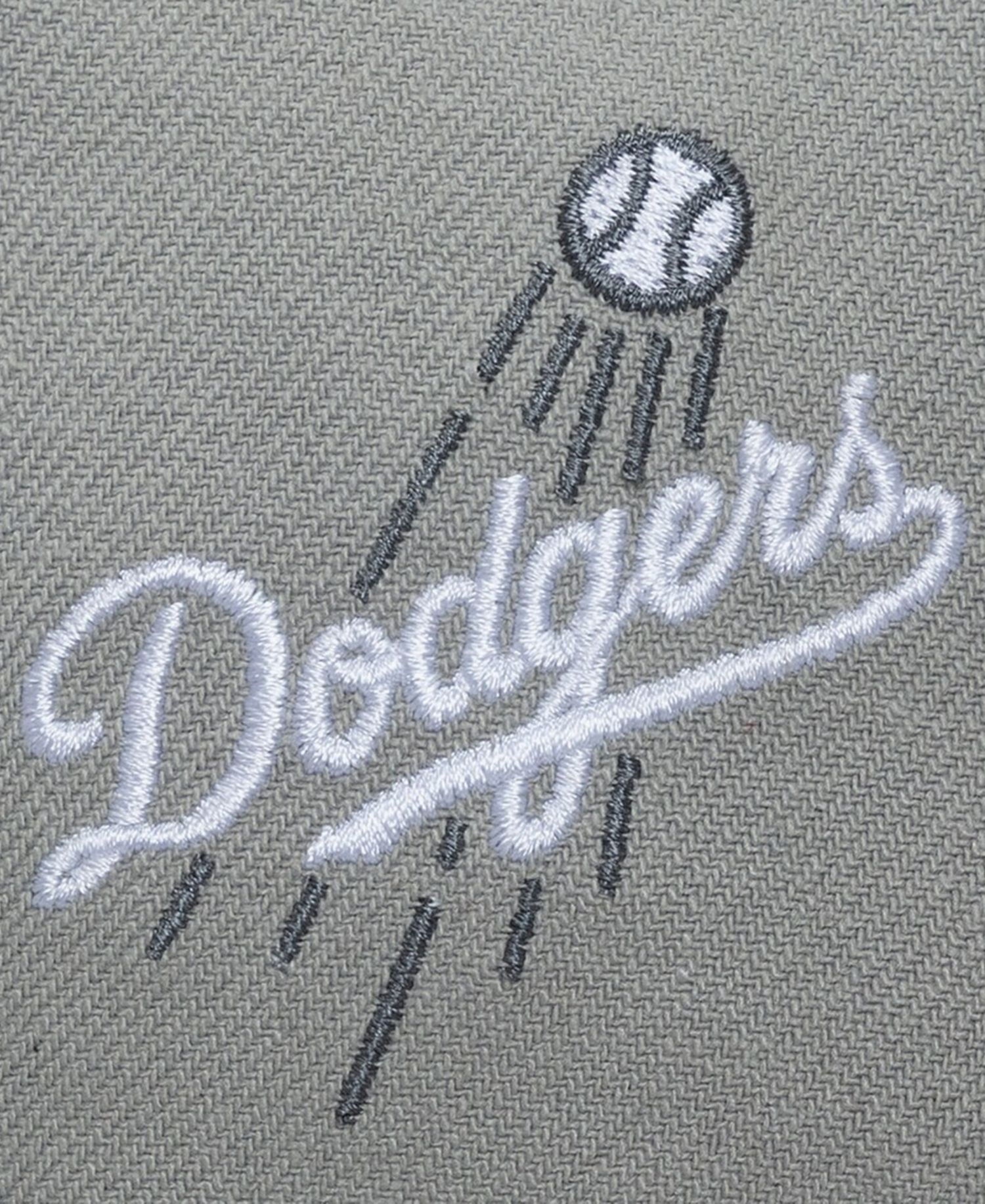 Men's Gray Los Angeles Dodgers Thunderstorm Head Coach Pro-Crown Adjustable Hat