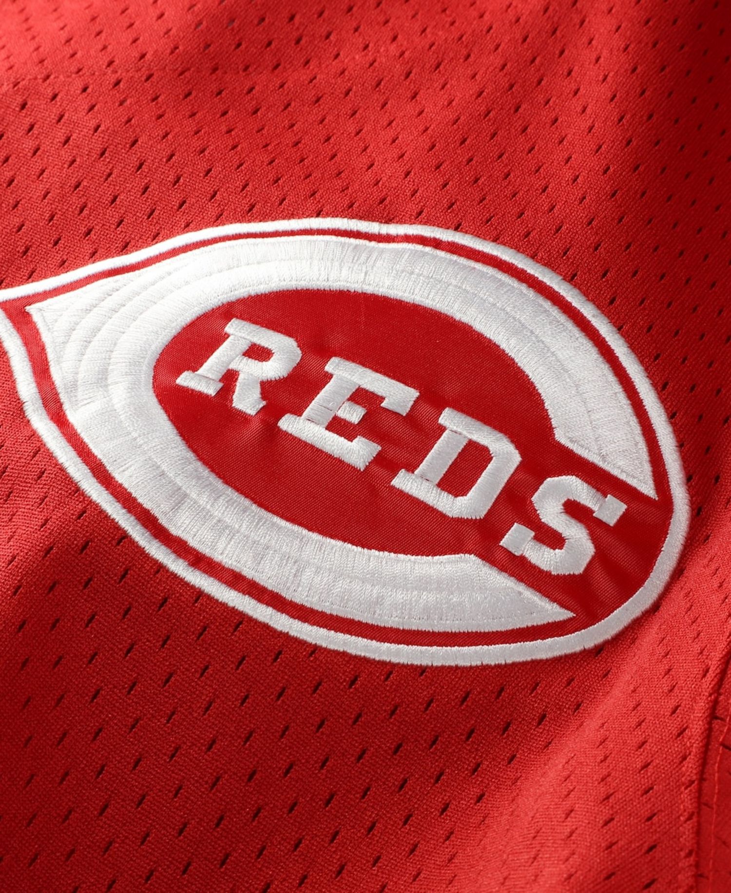 Men's Deion Sanders Red Cincinnati Reds Big & Tall Cooperstown Mesh Batting Practice Jersey