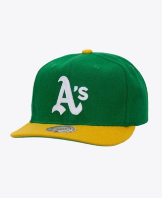 Men's and Women's Green Oakland Athletics Vintage Fit Melton Wool Adjustable Hat