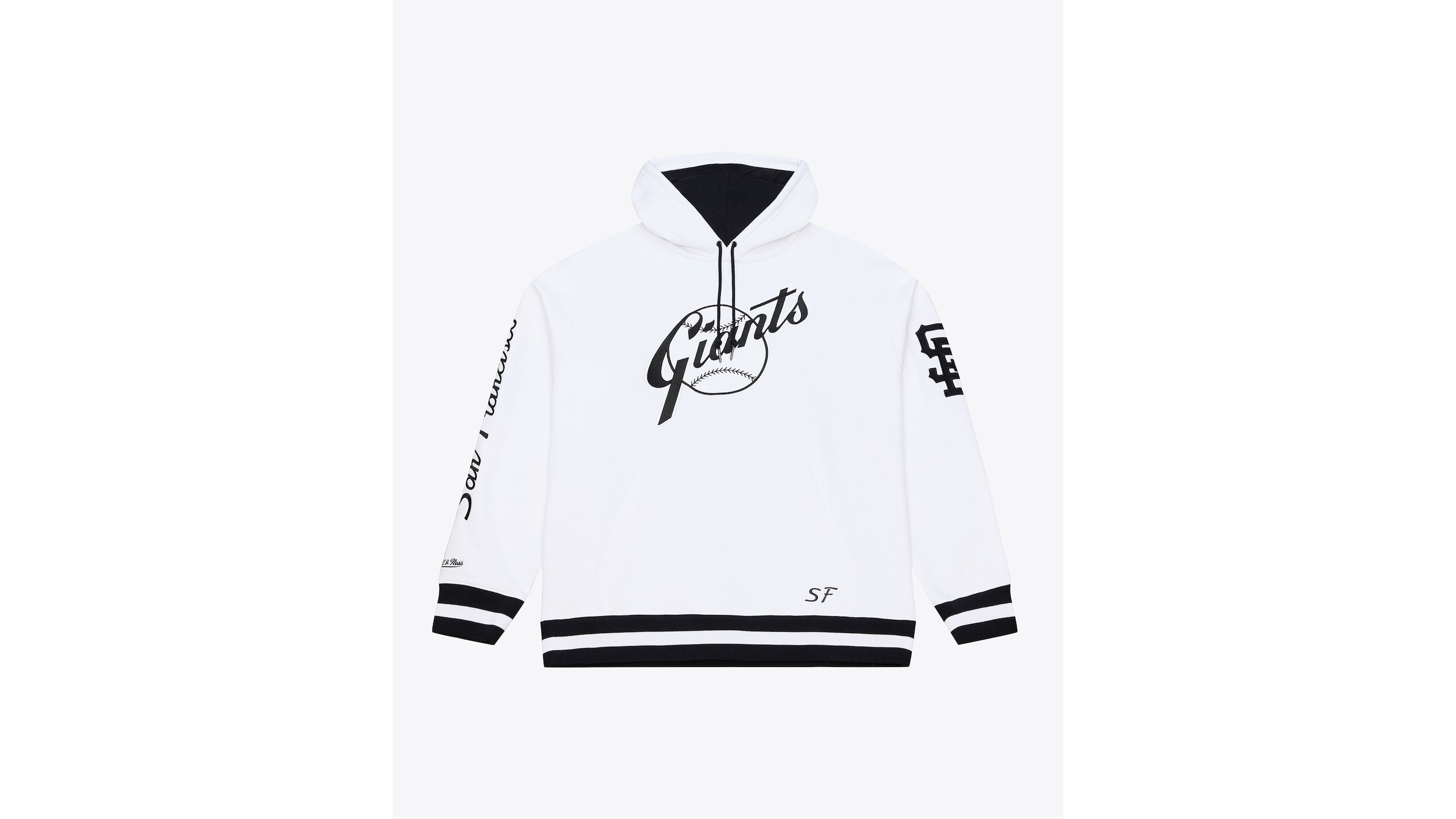 Mitchell & Ness Men's White San Francisco Giants Cooperstown Collection Fleece Hoodie
