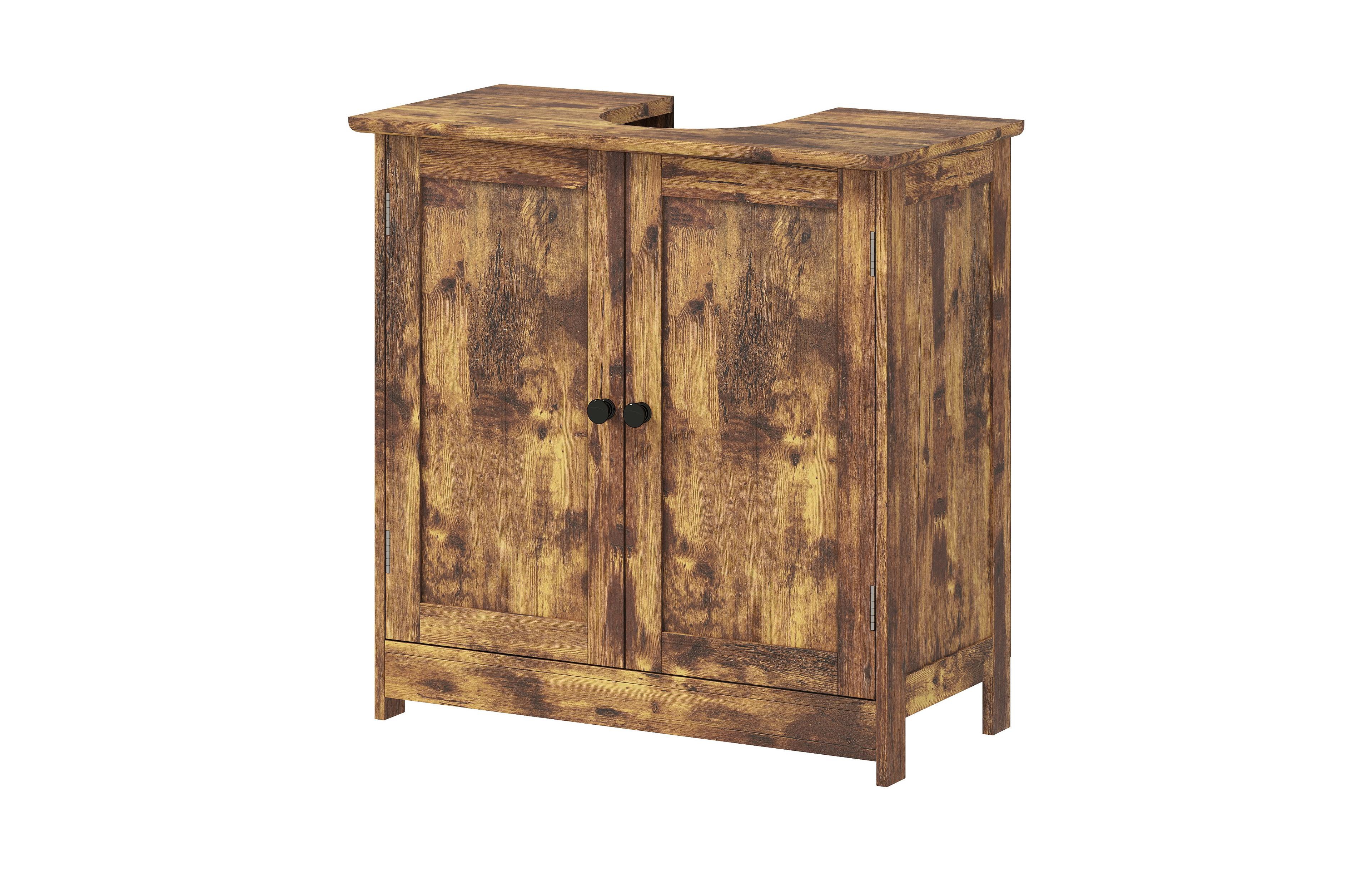 Busdays Bathroom Vanity Cabinet Under Sink Cabinet with 2 Doors and Adjustable Shelf
