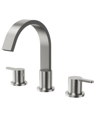 Widespread Bathroom Faucet 3 Hole 2-handle Bathroom Sink Faucet with Drain Assembly
