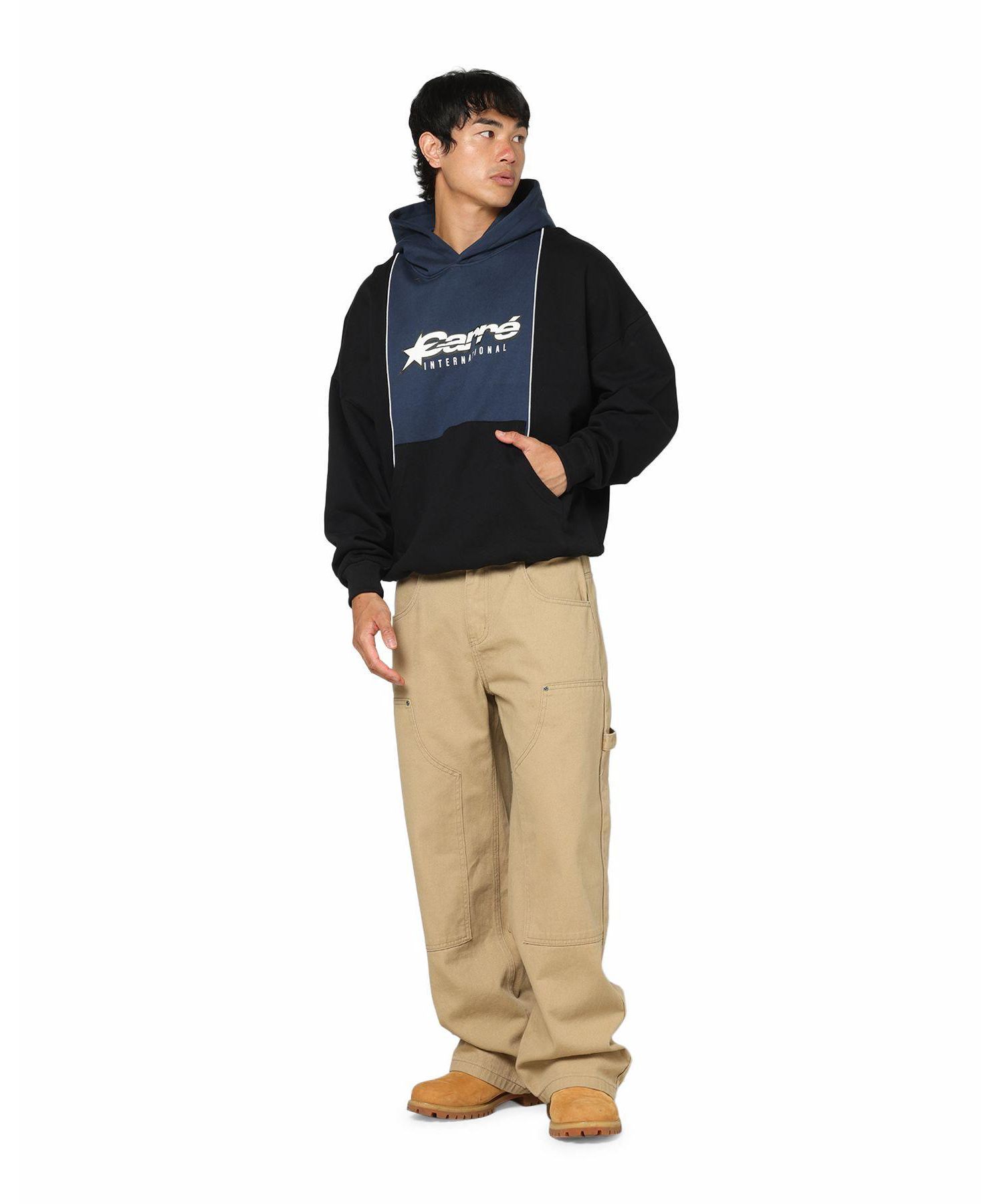 Men's Piped Pullover Hoodie
