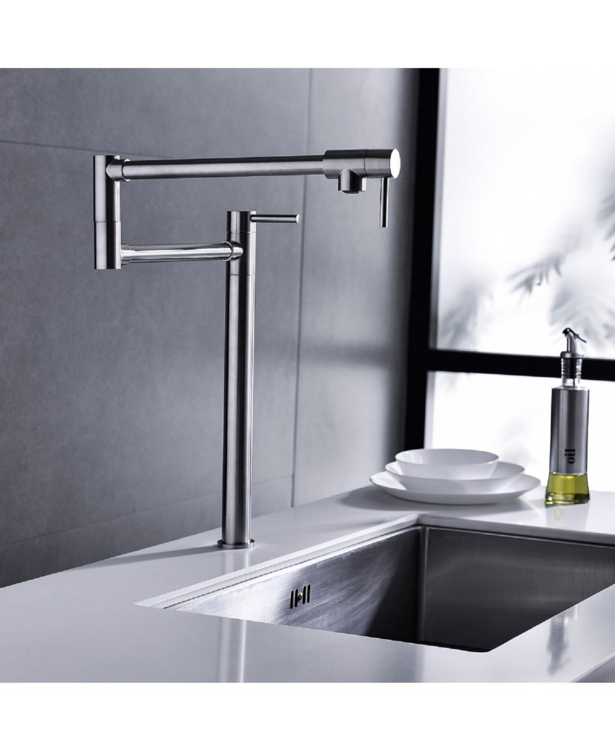 Phying Pot Filler Faucet with Extension Shank