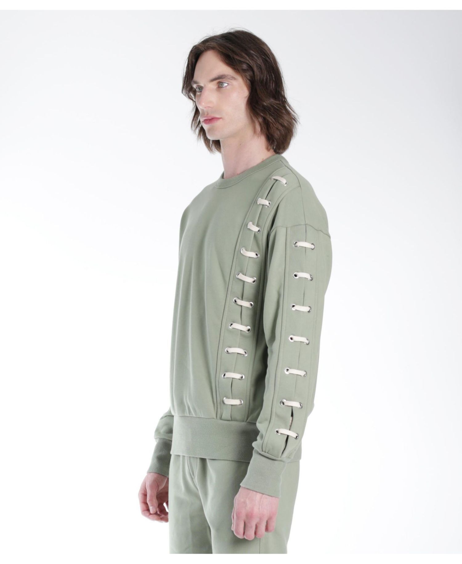 Men's Crew Sweatshirt in Aspen Lace