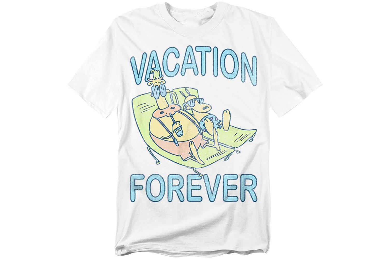 Rocko s Modern Life Men's Vacation Forever T-Shirt