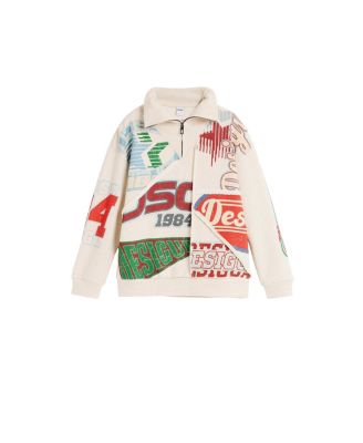 Boys (3 - 14) Printed sweatshirt with zipper