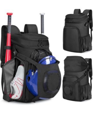 Baseball Bag for Adult and Youth – Baseball Backpack Softball Bag with Helmet Holder, Shoe Compartment and Fence Hook