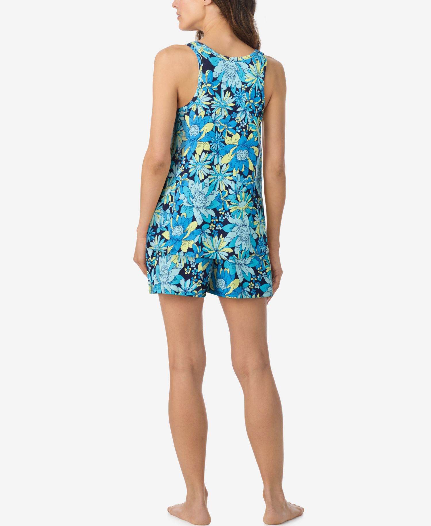 Women's Sleeveless Top & Boxer Shorts, 2-Piece Set