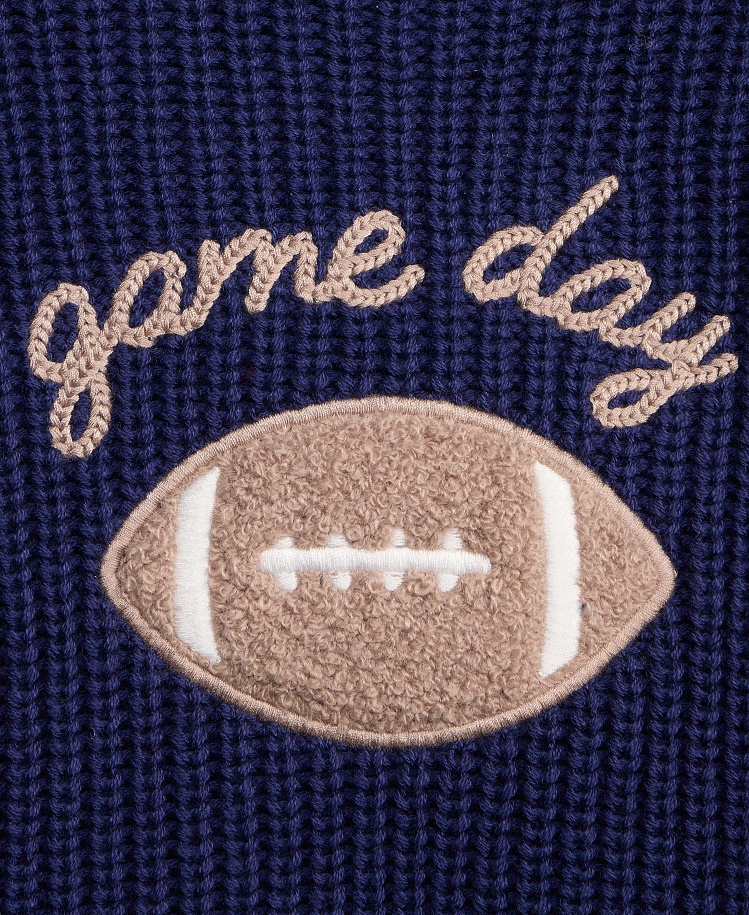 Baby 3M-24M Mix & Match Long-Sleeve Cotton Game Day Sweater