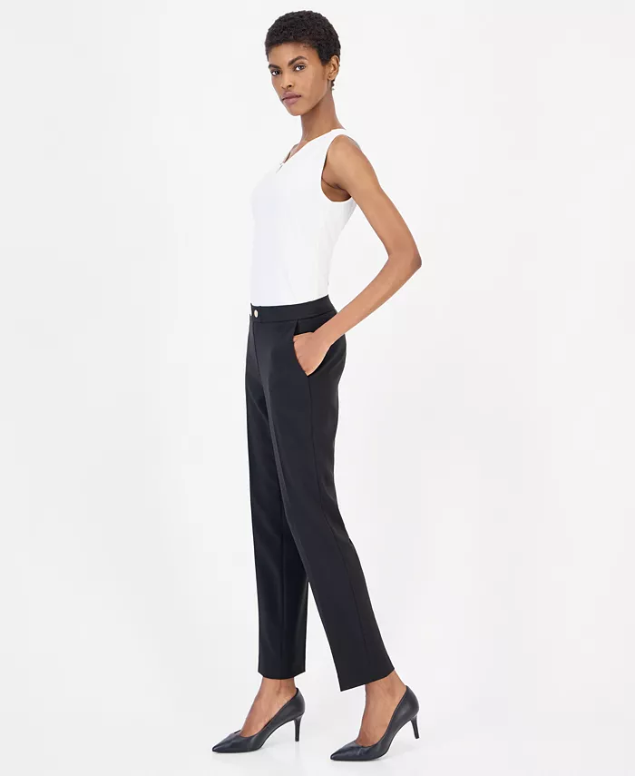 Women's Mid-Rise Straight-Leg Pants - thumbnail 2