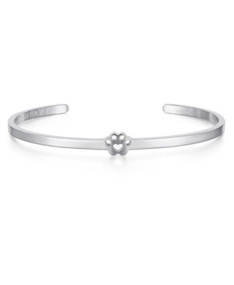 Pawprint Cuff - I Have Pawprints On My Heart Bracelet