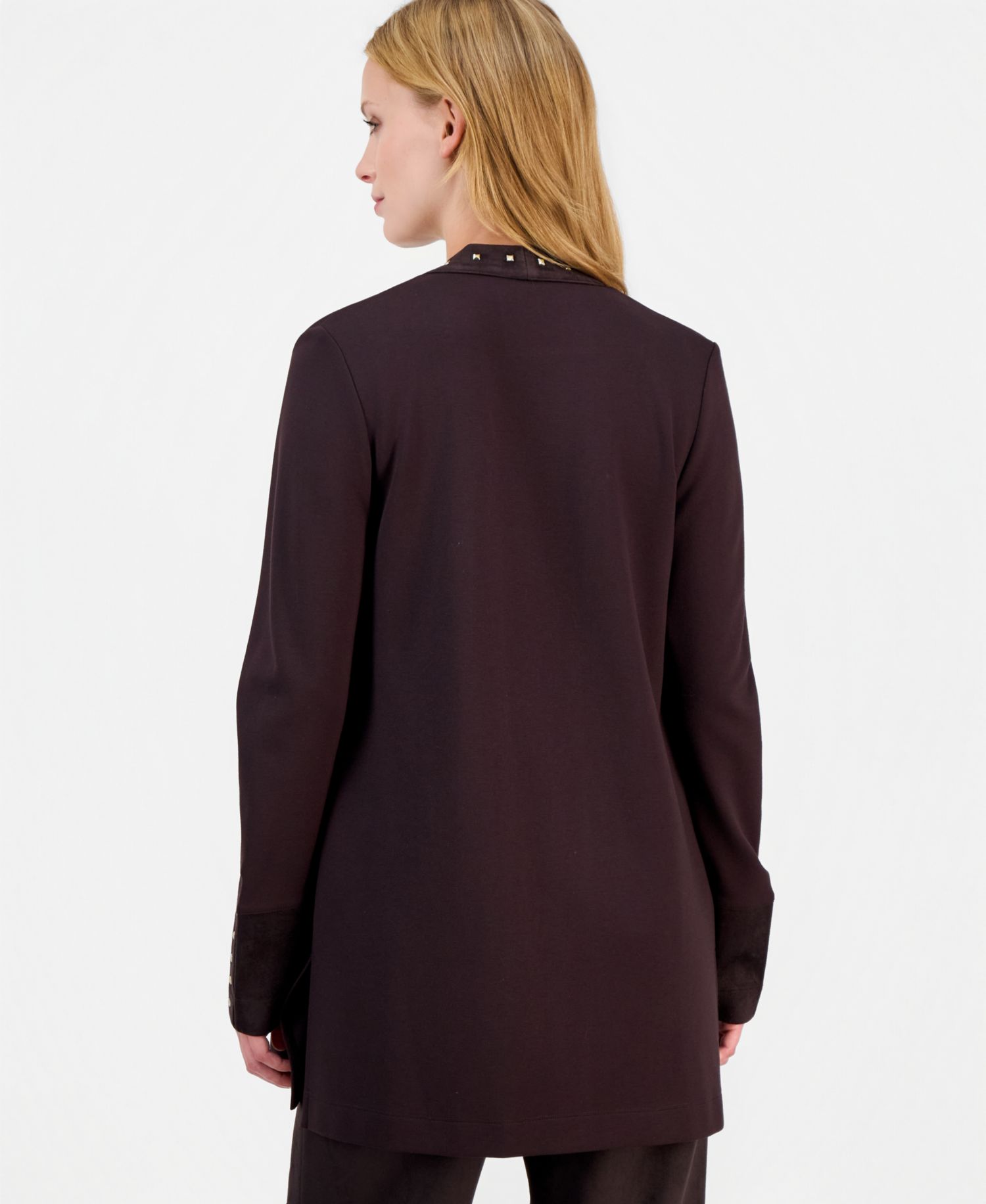 Women's Open-Front Long-Sleeve Cardigan