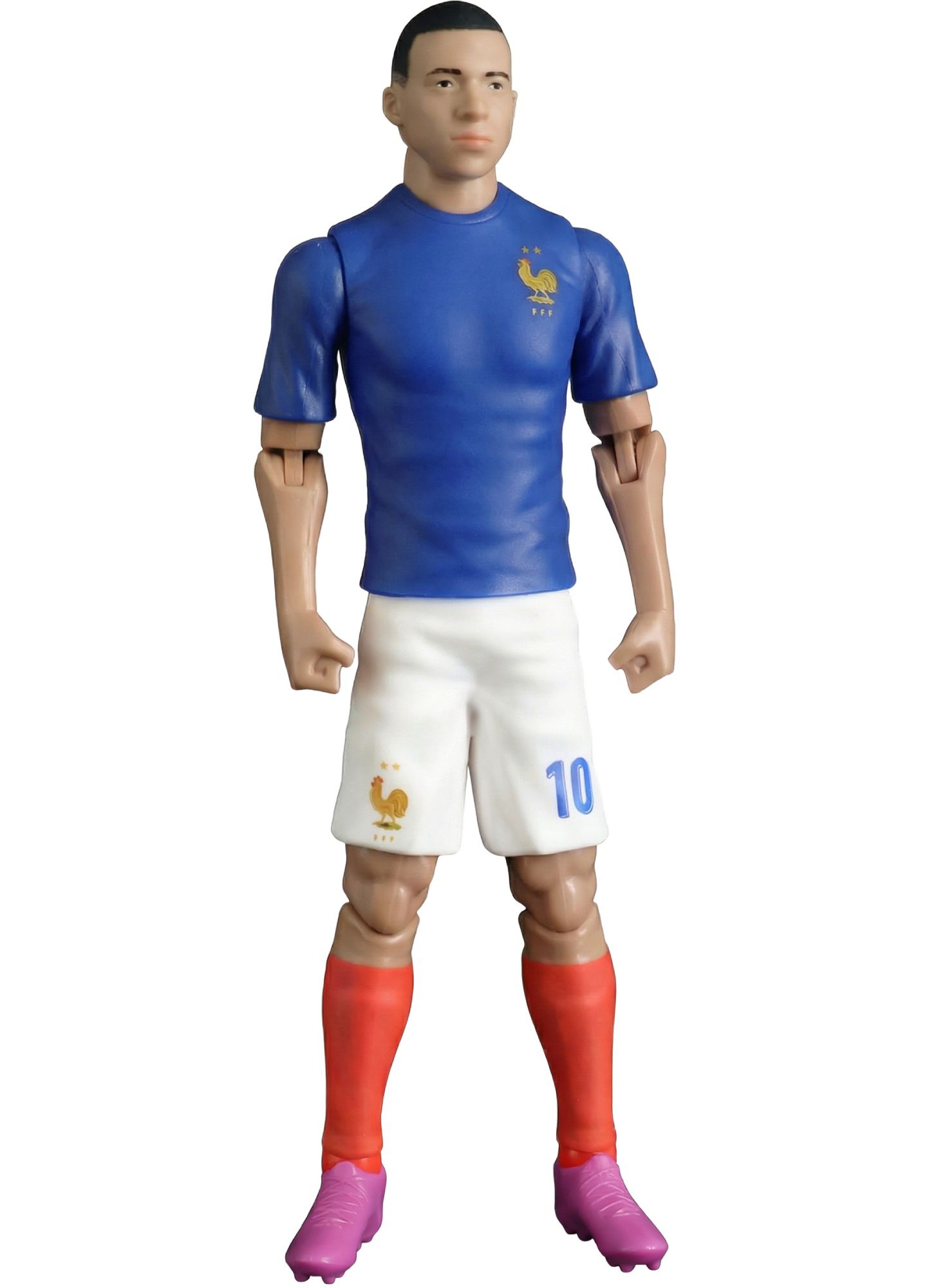 Детская фигурка Banbo Toys Sockers France National Kylian Mbappe 8" Collectible Soccer Action Figure, цвет: Разноцветный — фото 3