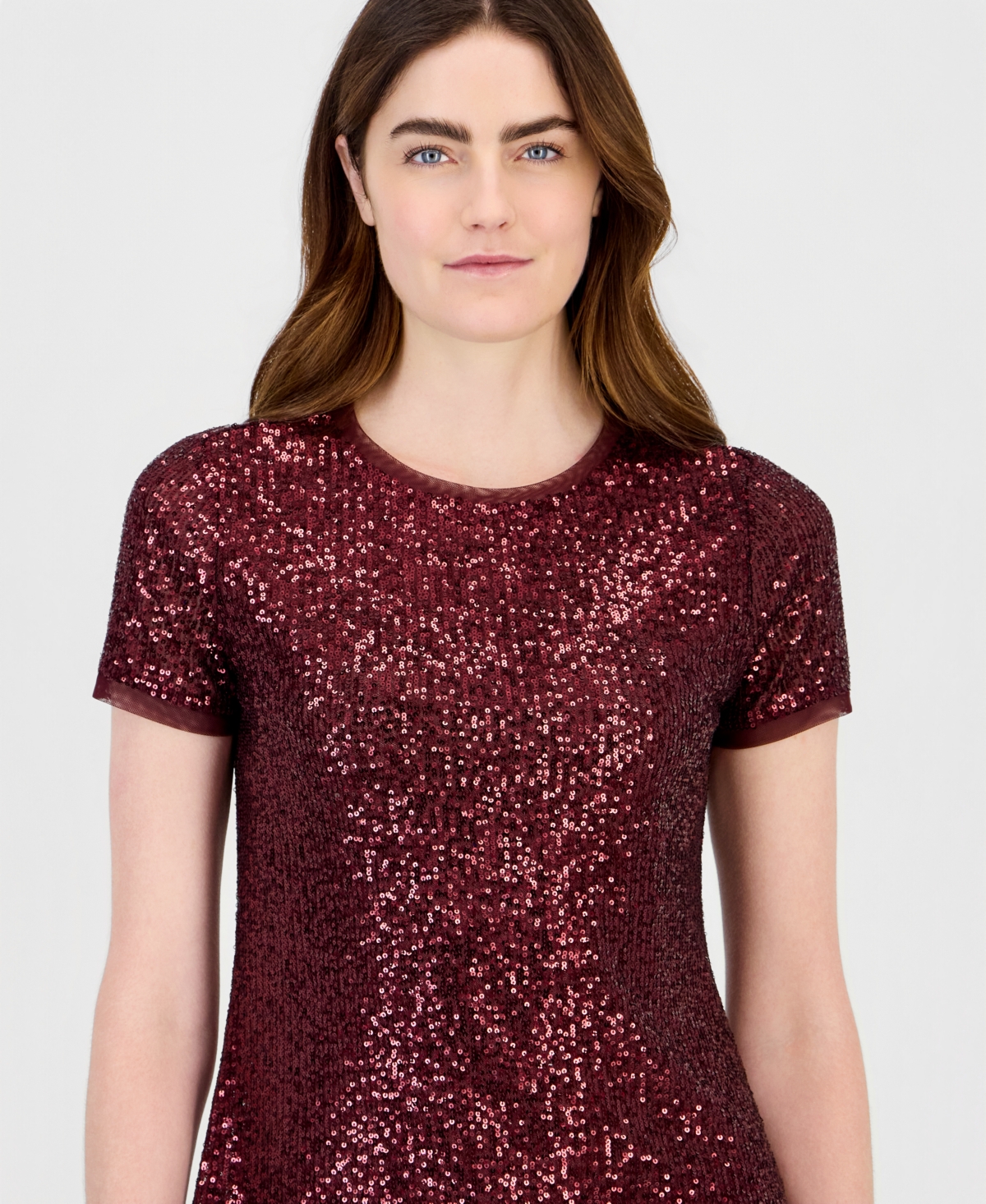 Anne Klein Women's Sequined T-Shirt