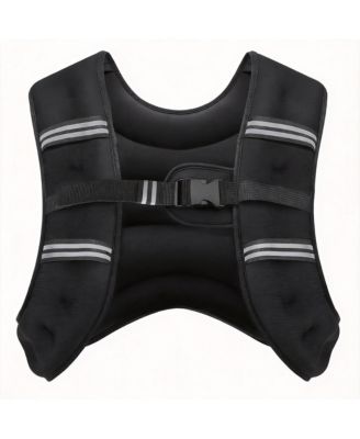 Weighted Vest Adjustable Straps Reflective Strength Training