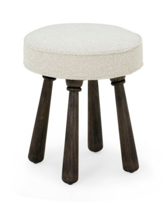 Pookie 19.5" Boucle Accent Stool