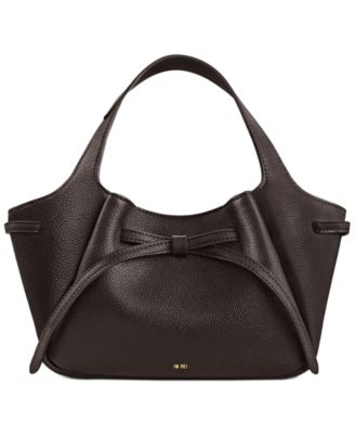 Mabel Soft Bow Small Magnetic Tote Handbag
