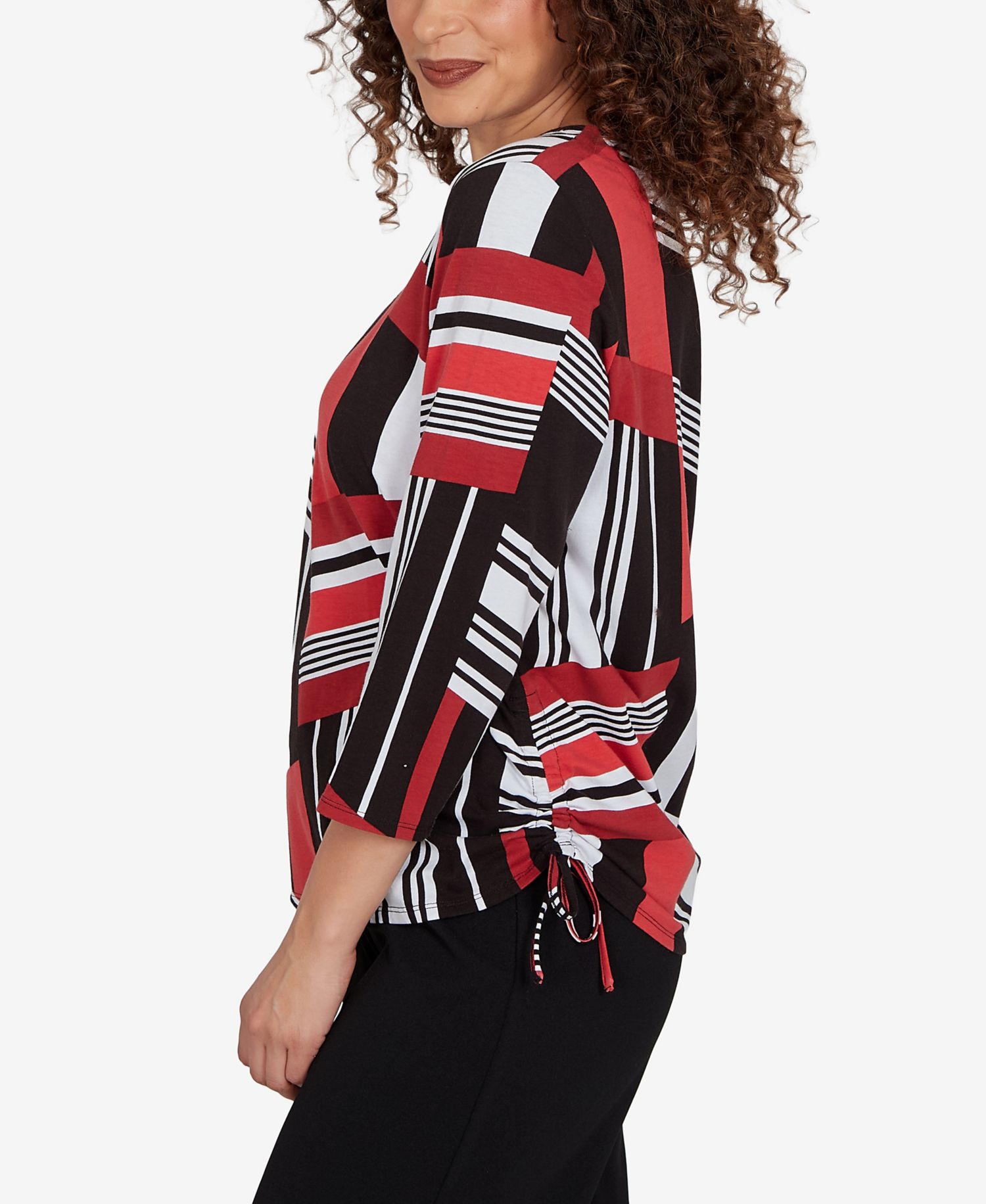 Petite Slashed Glass Knit Top