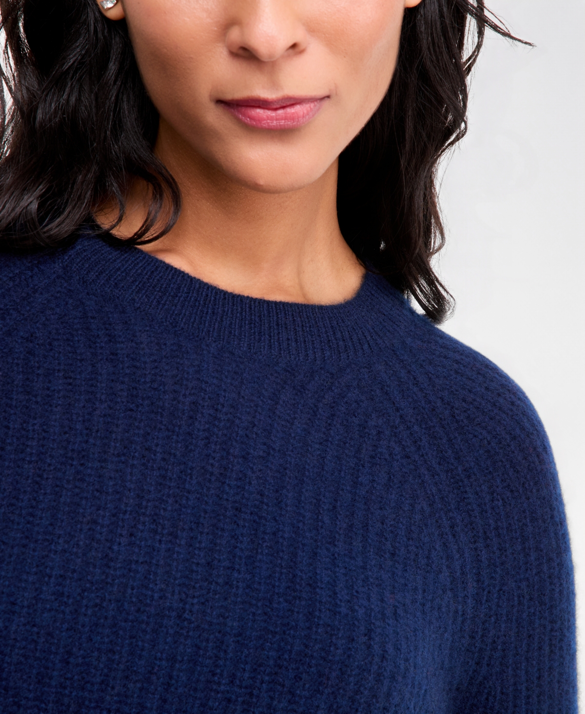 Charter Club Women's Cashmere Shaker Stitch Crewneck Sweater, Macy's Exclusive