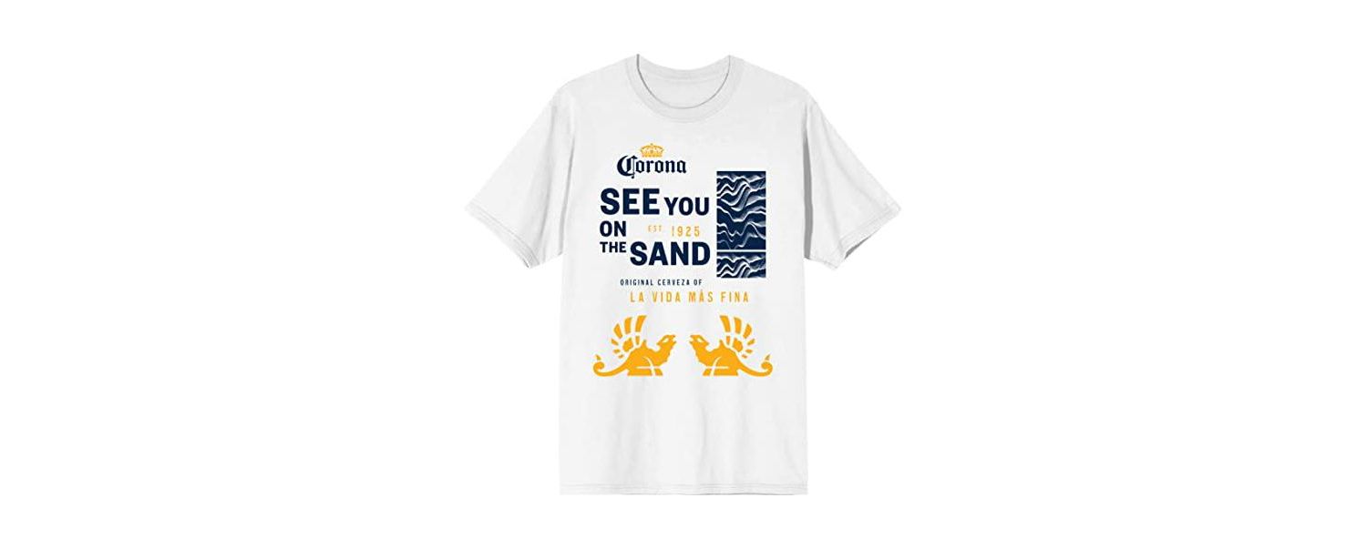 Big & Tall See You On The Sand White T-shirt - 6XL