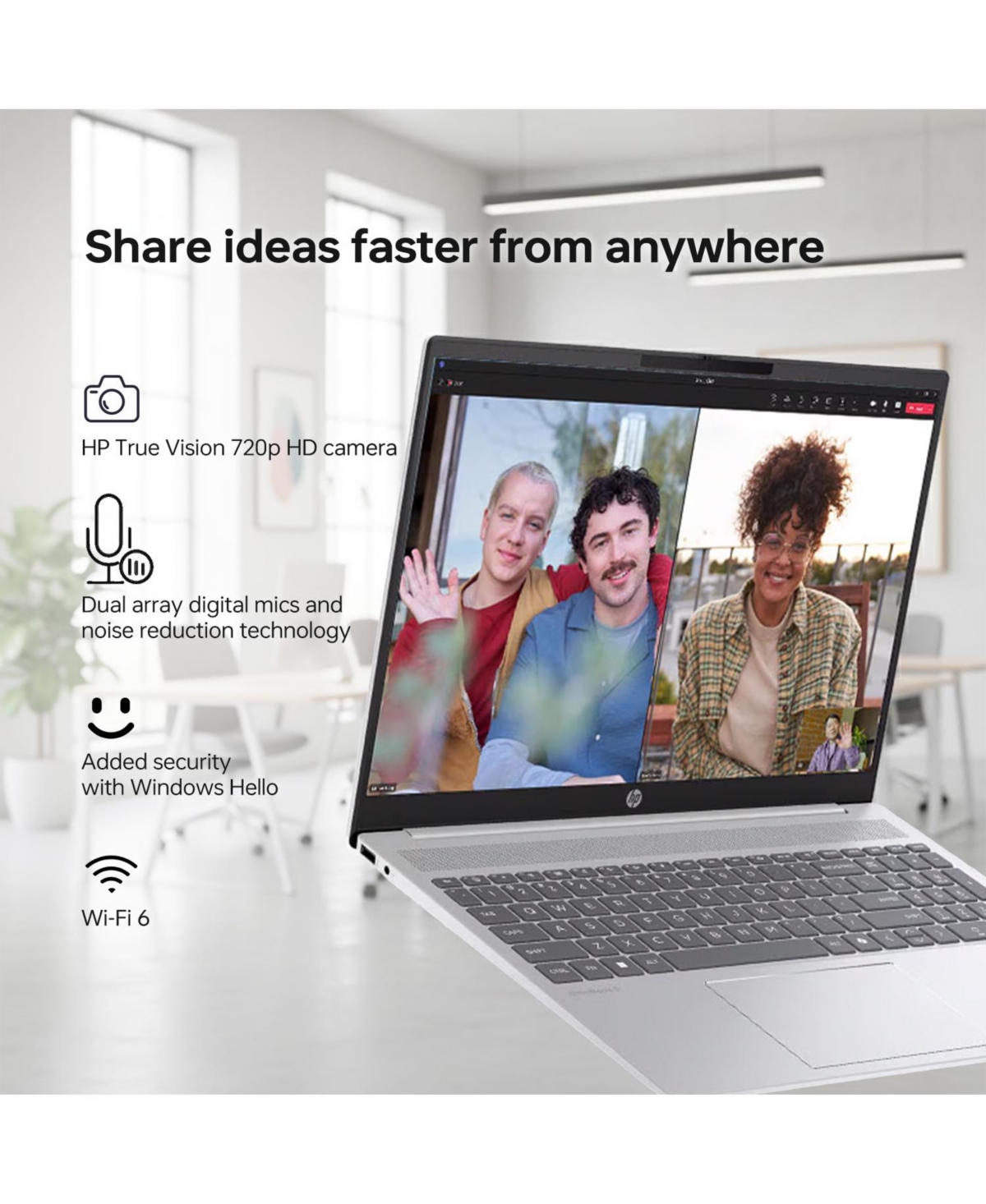 Hp Essential 17.3" Traditional Laptop Intel Core Ultra 7 32GB Ram Intel Graphics 2TB Ssd Storage Windows 11 Pro 60Hz
