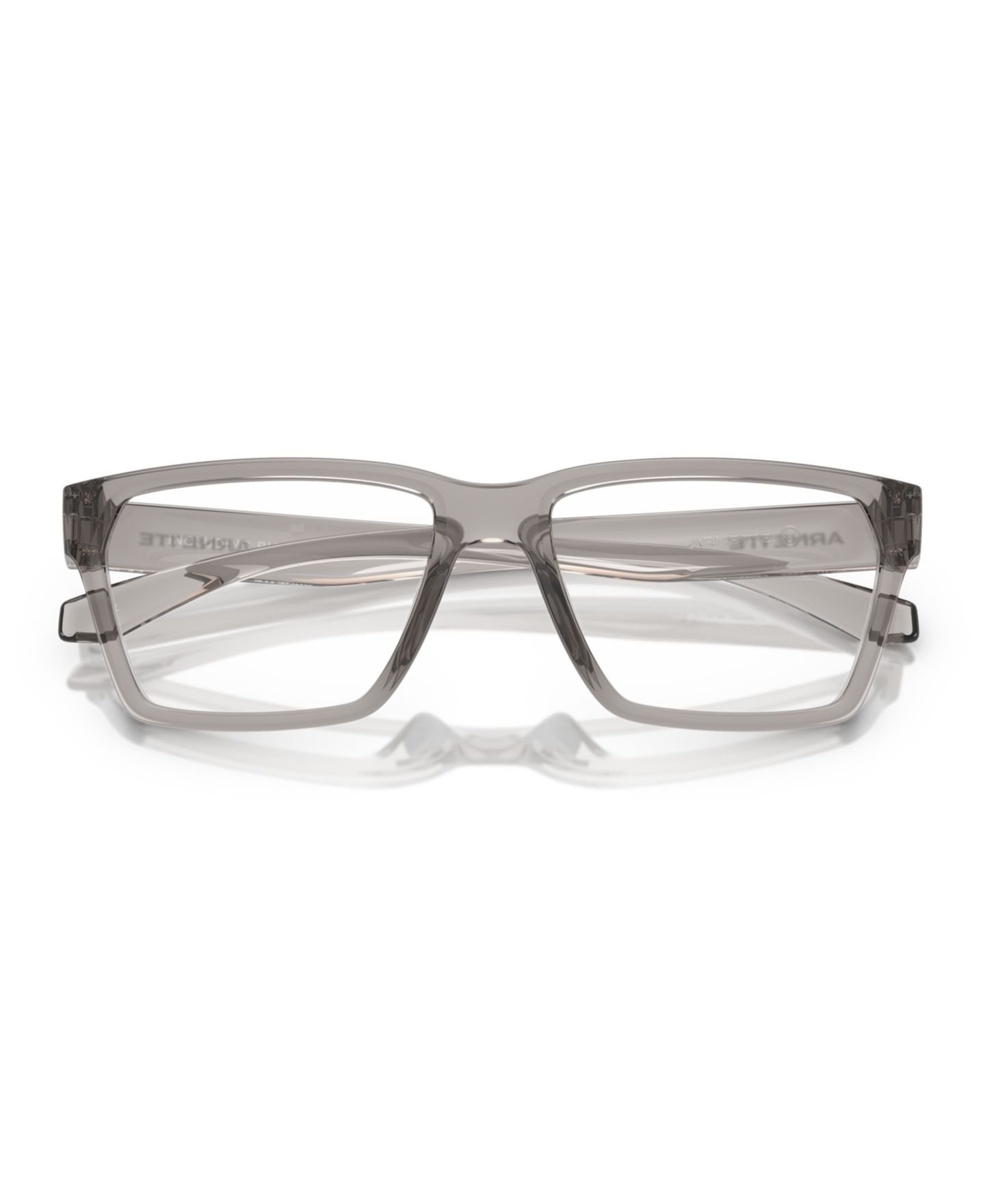 Мужские очки Arnette Man Rectangle Plastic AN7257U Pinz Eyeglasses, цвет: Прозрачный серый — фото 3