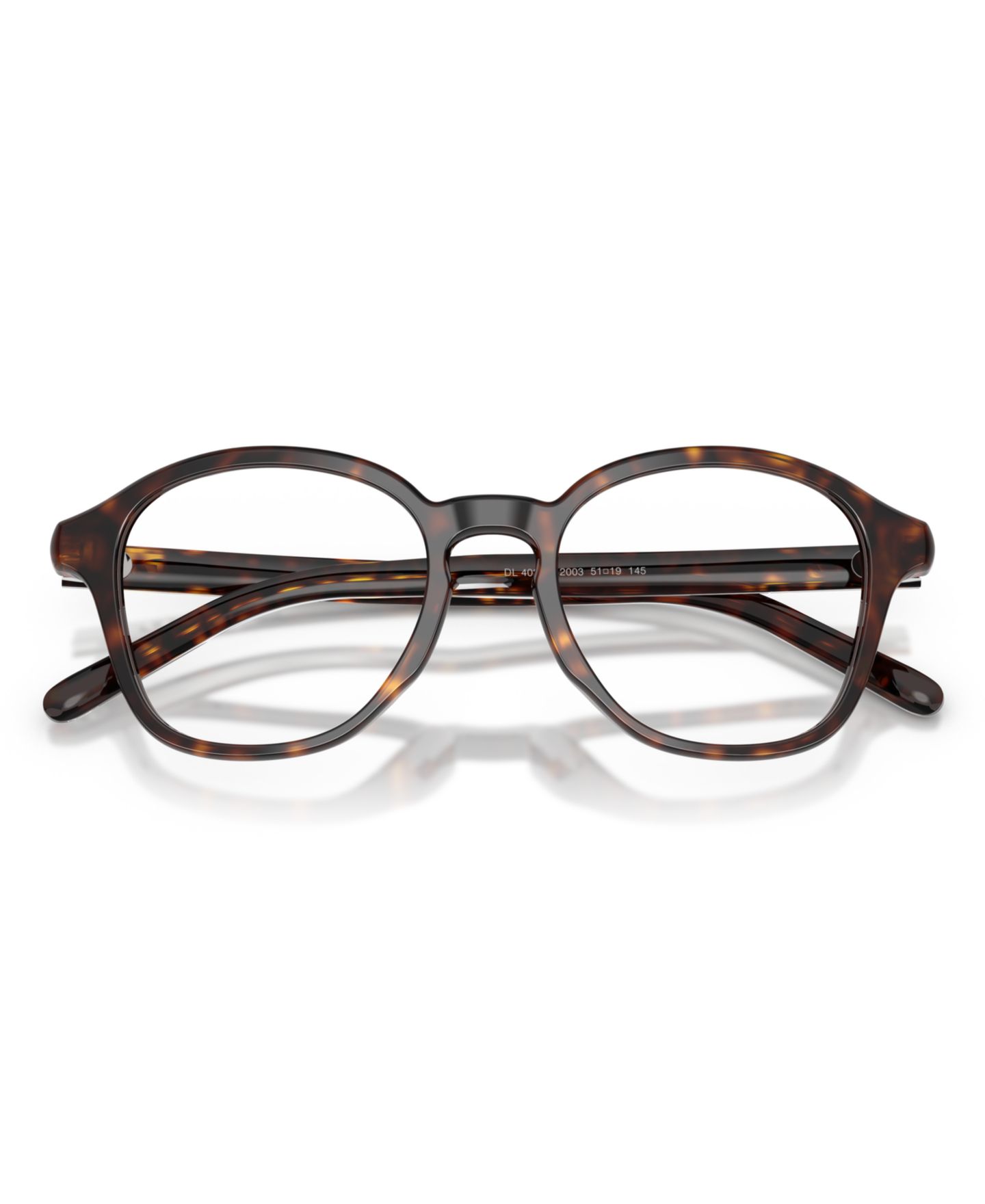 Очки Diesel Unisex Panthos Plastic DL4025U Eyeglasses, цвет: Гавана — фото 3