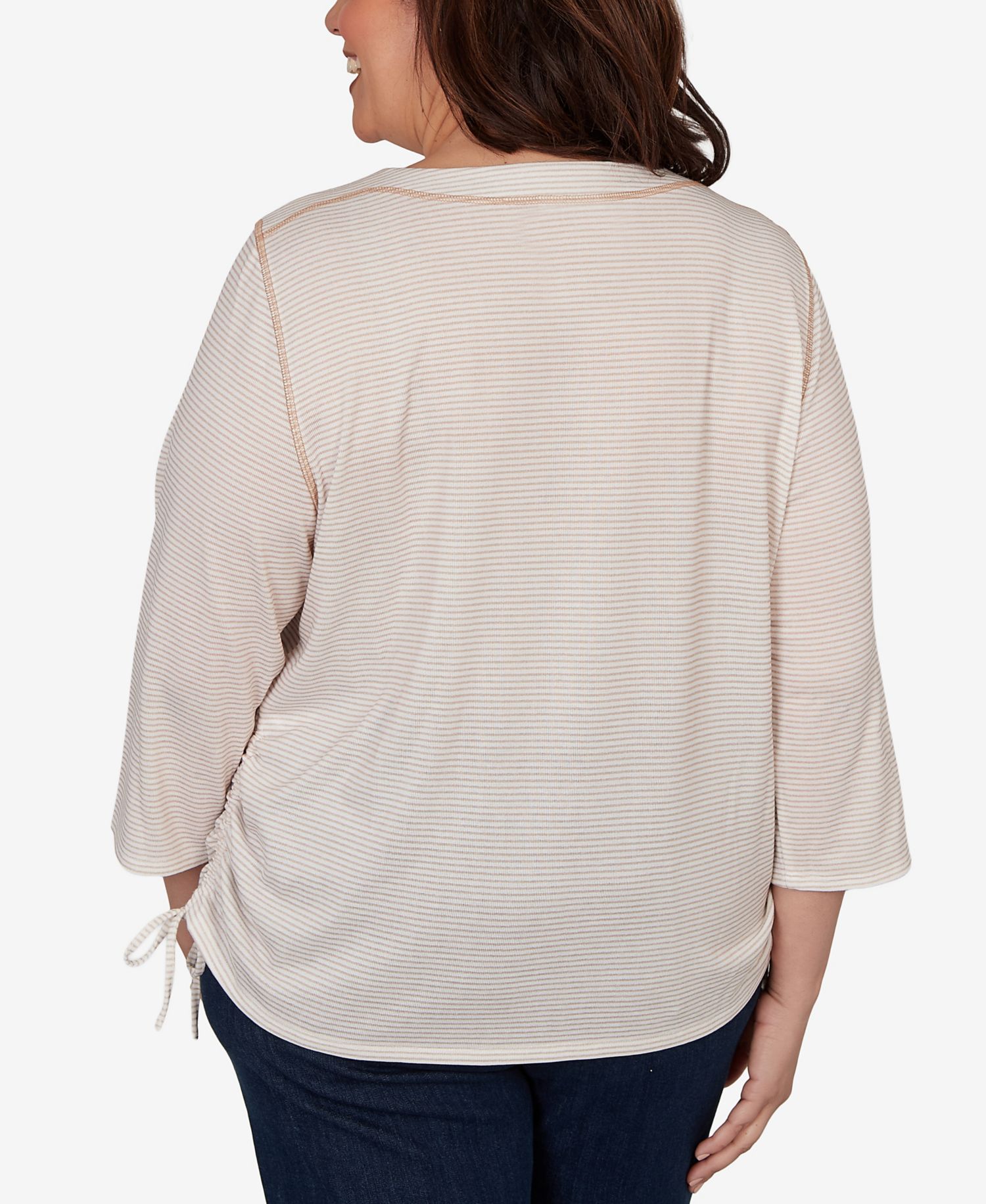 Plus Size Autumn Owl Knit Top