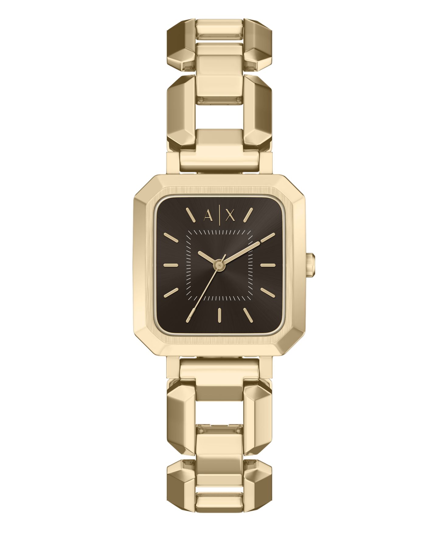 Женские часы A|X Armani Exchange NA Quartz Gold Stainless Steel 27mm — фото 1