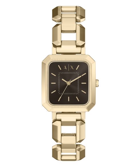 Женские часы A|X Armani Exchange NA Quartz Gold Stainless Steel 27mm