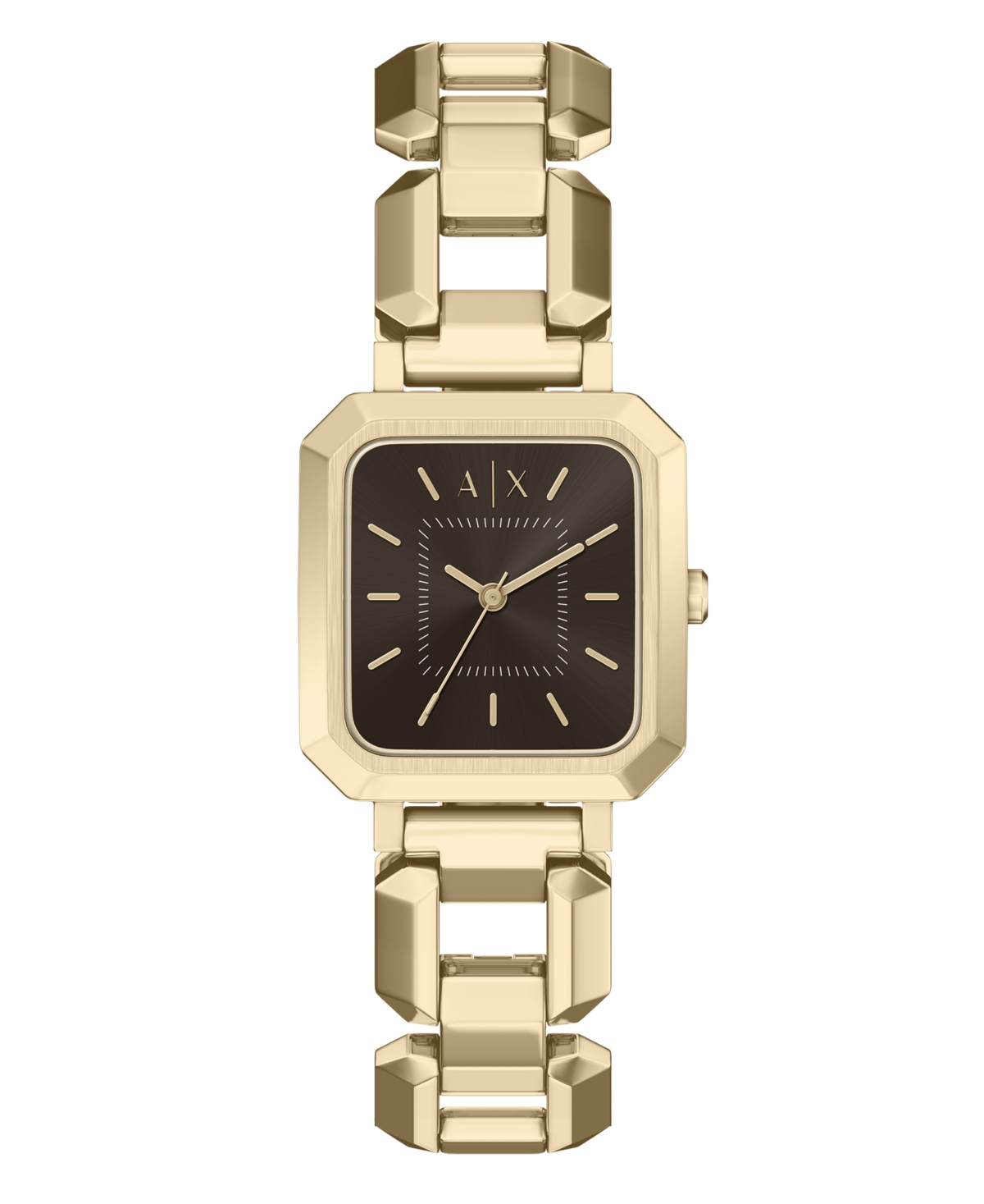 Armani Exchange Women's Na Quartz Gold Stainless Steel Watch 27mm