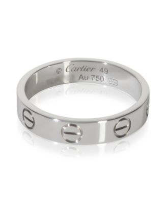White Gold  Small Model Love Ring