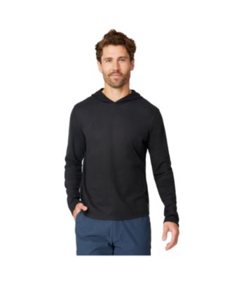 Men's Sueded Pique Long Sleeve Hoodie