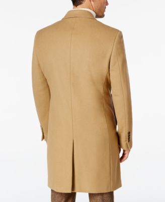 ralph lauren men's camel overcoat