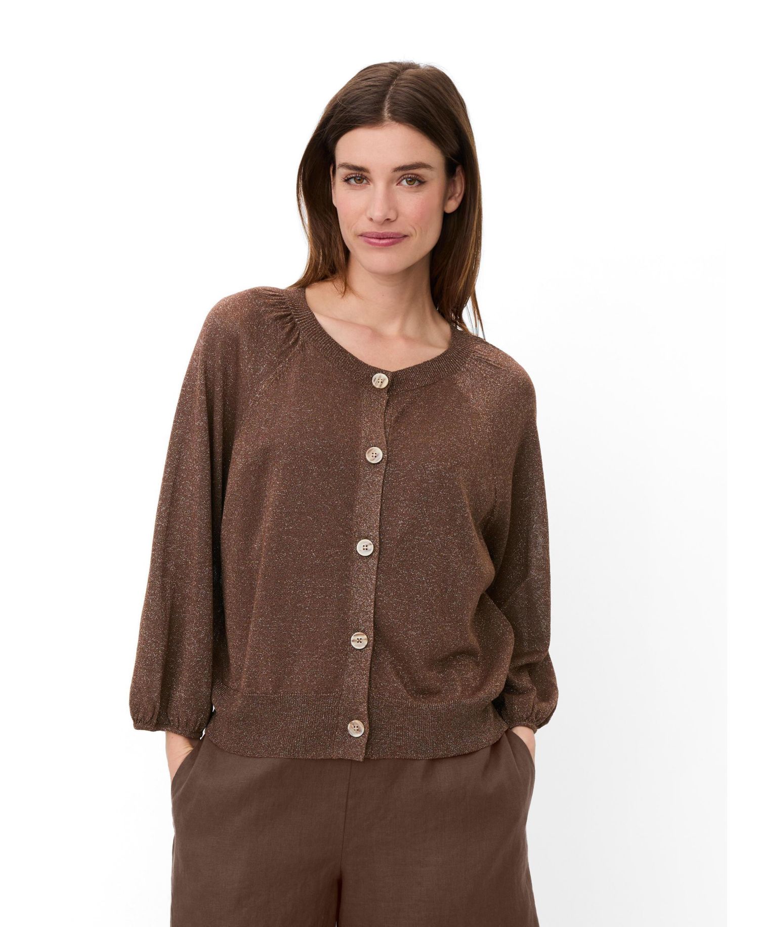 Women's Malakker Balloon Sleeve Knit Cardigan