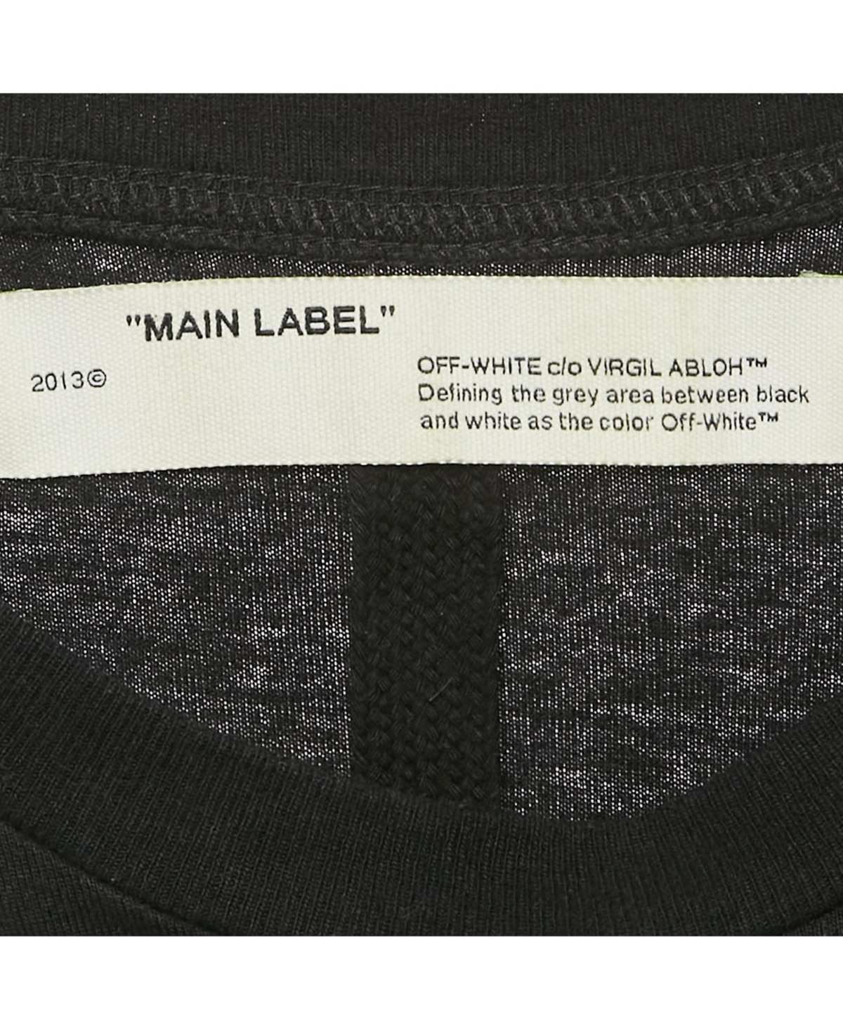Pre-Owned Off-White Men's Tape Arrow Print Cotton Crew Neck T-Shirt